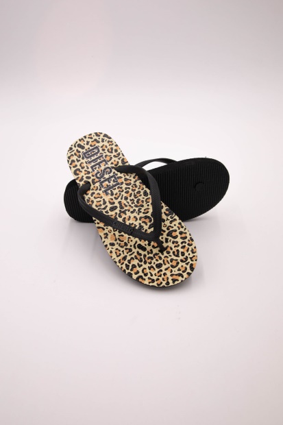 Print Sadie Flip Flops Leopard Print Diesel UK