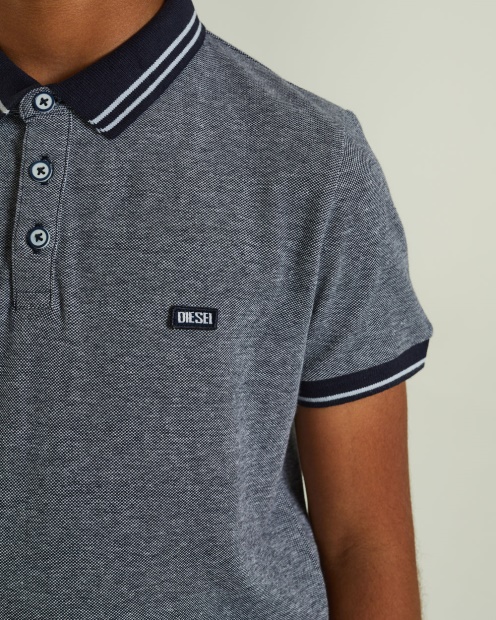 Fred Birdseye Polo Navy Diesel UK Medium Blue