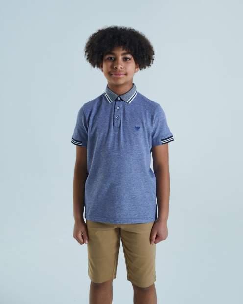 Purple Vernon Polo Cobalt Birdseye Diesel UK