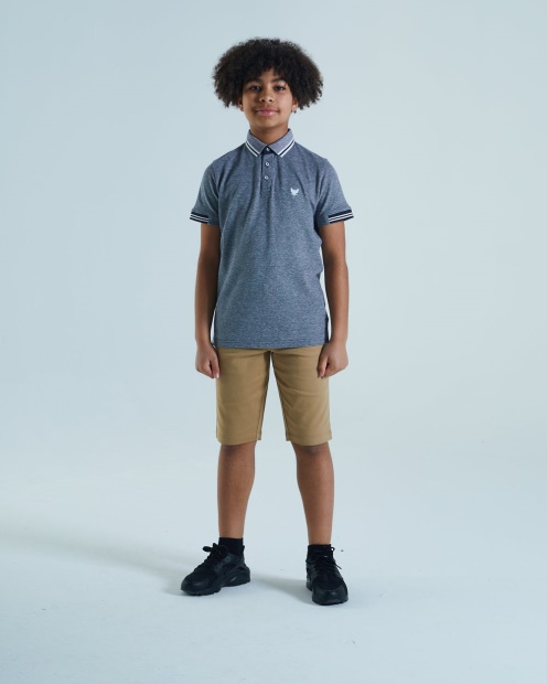 Diesel UK Vernon Polo Navy Blue Birdseye