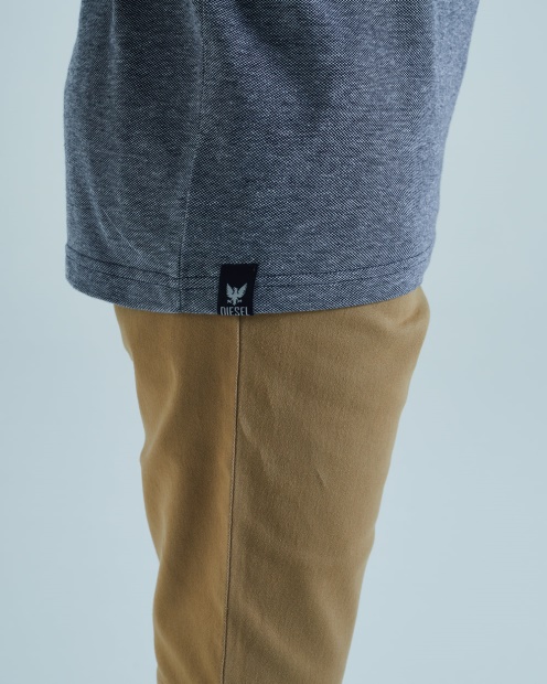 Diesel UK Vernon Polo Navy Blue Birdseye