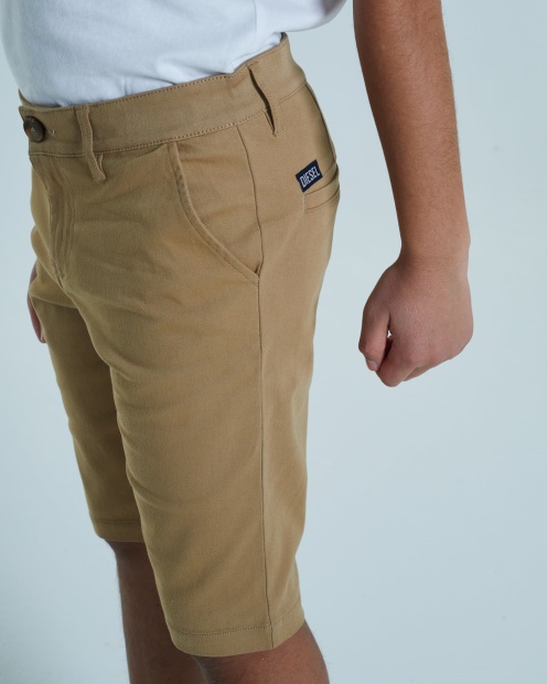 Grey Diesel UK Ewan Chino Shorts Sand