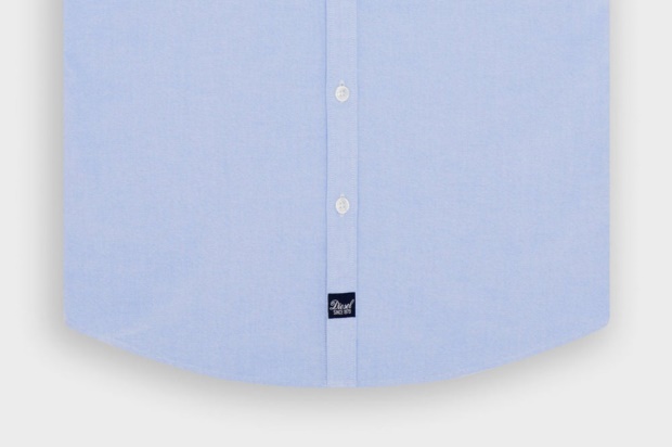 Walsh Oxford Shirt Sky Blue Diesel UK Beige