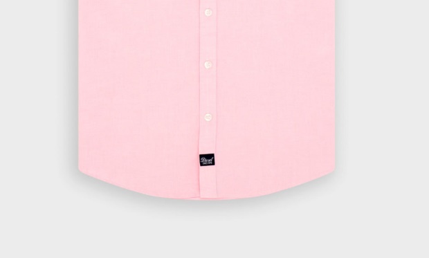 White Diesel UK Walsh Oxford Shirt Pink