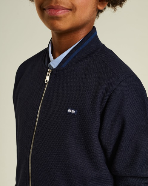 Grey Dermot Jacket Navy Diesel UK