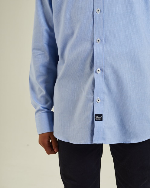 Jude Shirt Sky Blue Diesel UK White