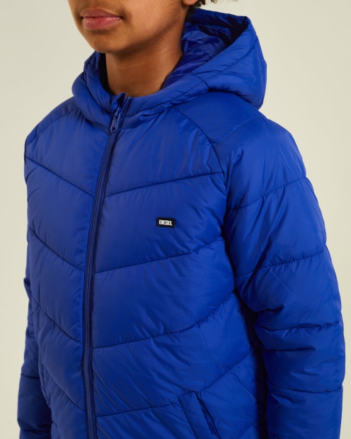 Diesel UK Leo Padded Jacket Cobalt Blue