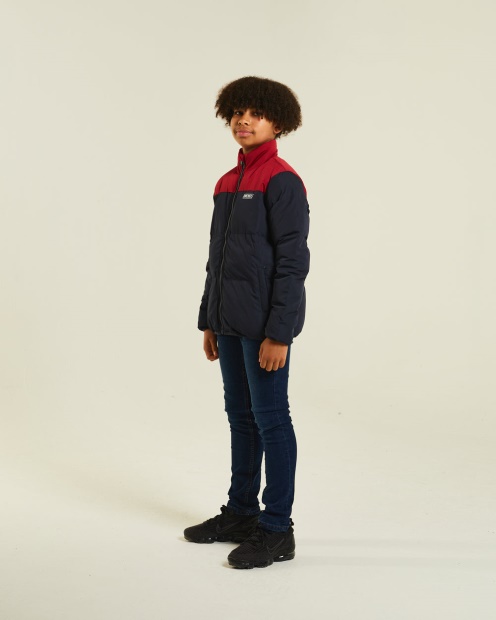 Diesel UK Hartley Padded Jacket Red/Navy Grey/Black