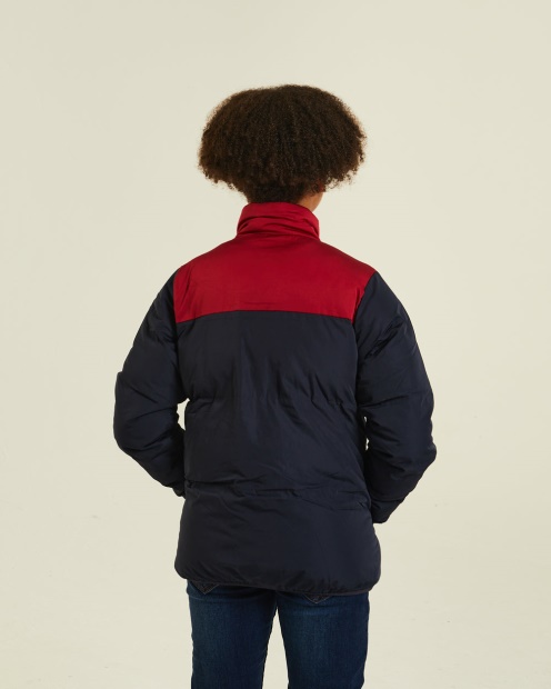 Diesel UK Hartley Padded Jacket Red/Navy Grey/Black