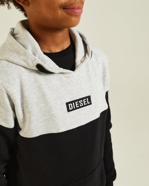 Diesel UK Albert Hood Grey/Black White