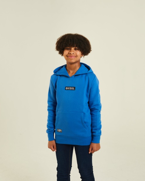 Diesel UK Albert Hood Royal Blue Red