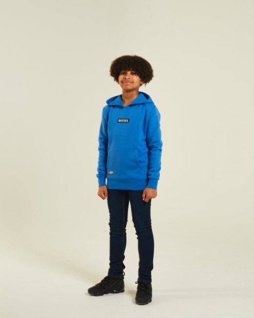 Diesel UK Albert Hood Royal Blue Red