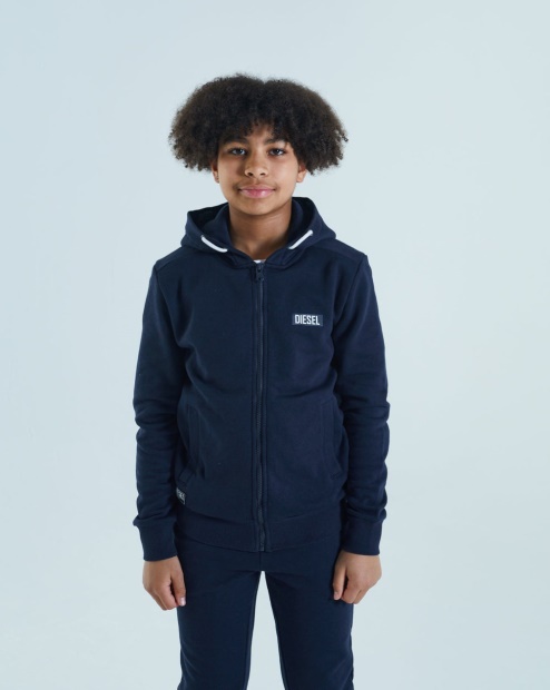 Black Hayward Zipper Navy Diesel UK
