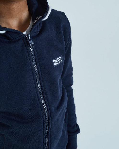 Black Hayward Zipper Navy Diesel UK