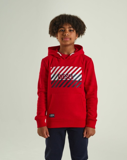 Navy Diesel UK Troy Hood Red