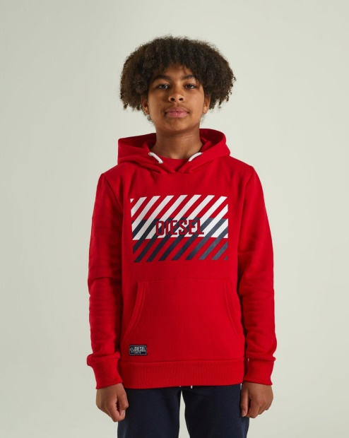 Navy Diesel UK Troy Hood Red