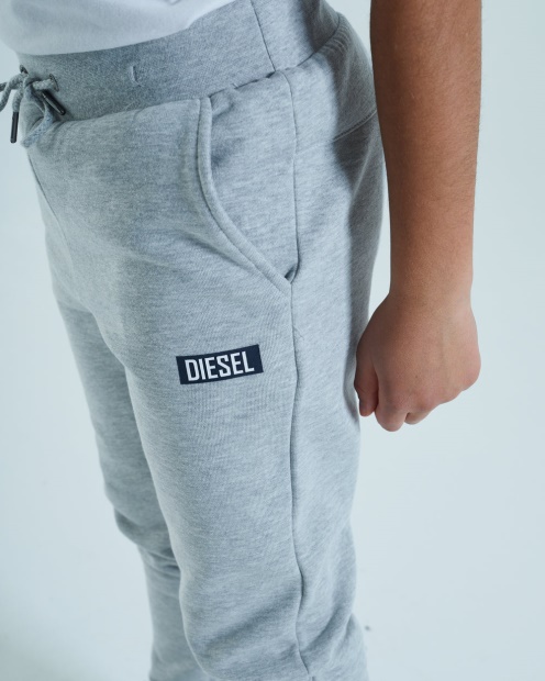 Hayward Trackpant Grey Melange Diesel UK Red
