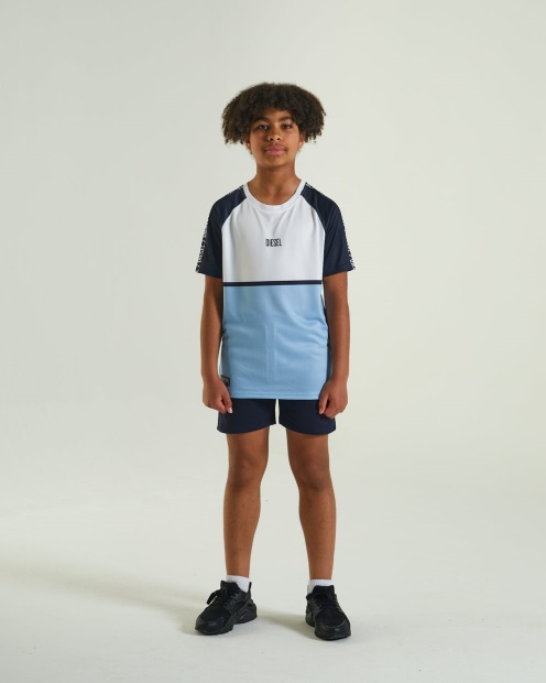 Red Ceaser Tee Sky Blue Diesel UK