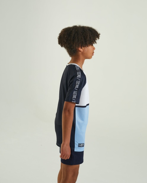 Red Ceaser Tee Sky Blue Diesel UK