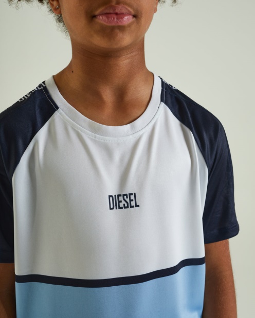 Red Ceaser Tee Sky Blue Diesel UK