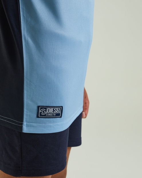 Red Ceaser Tee Sky Blue Diesel UK