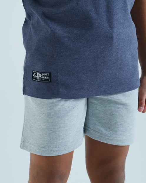 Diesel UK Doyle Tee Denim Melange Blue