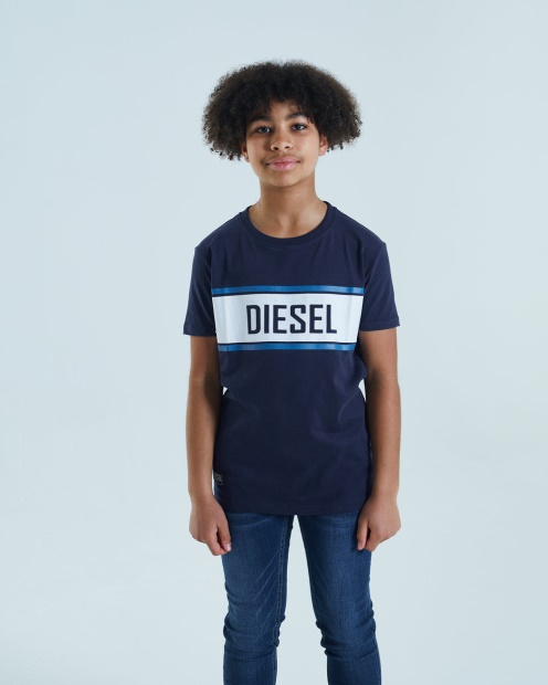 Doyle Tee Navy Diesel UK Red