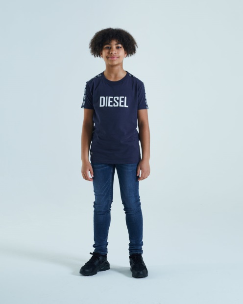 Blue Cosmo Tee Navy Diesel UK