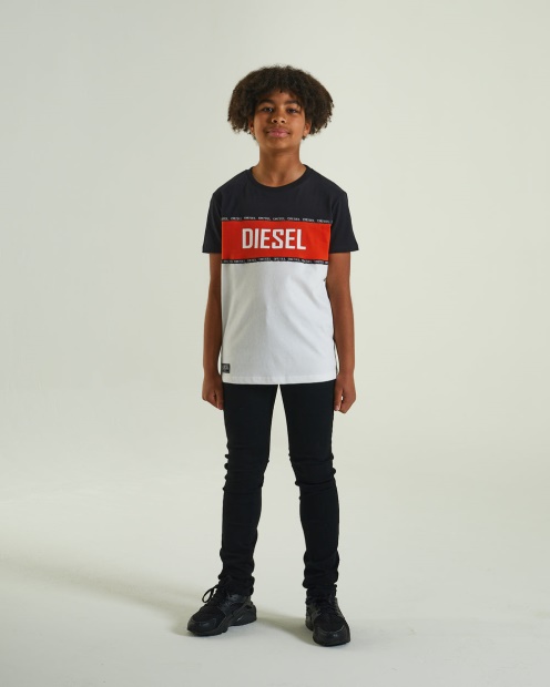 Quinn Tee Orange Diesel UK Yellow