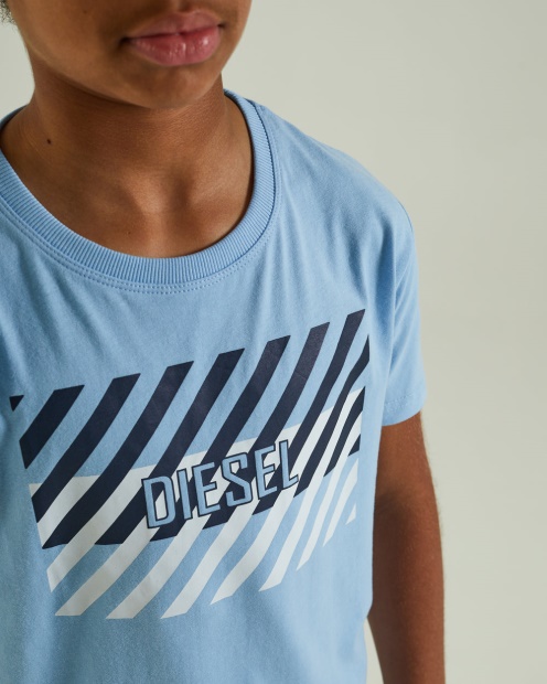 Troy Tee Sky Blue Diesel UK