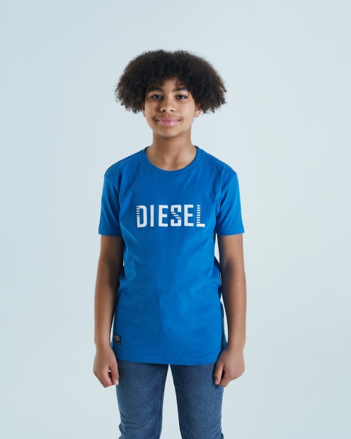 Diesel UK Tristan Tee Cobalt Blue