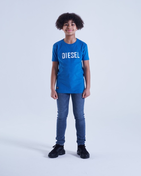 Diesel UK Tristan Tee Cobalt Blue