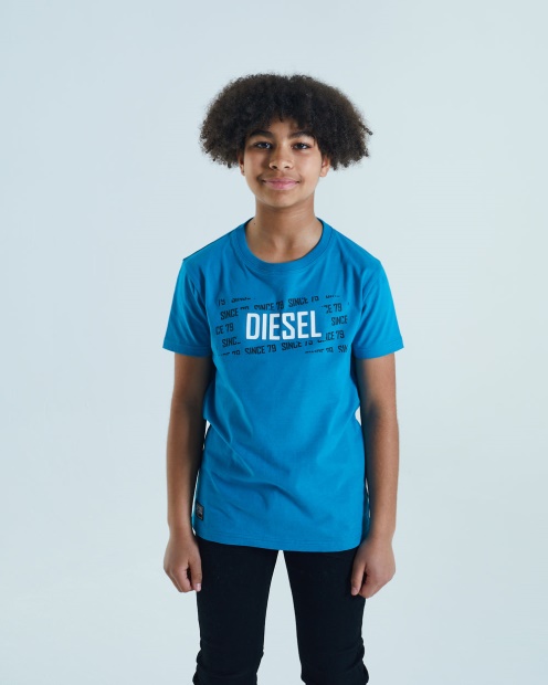 White Diesel UK Gordy Tee Sea Blue