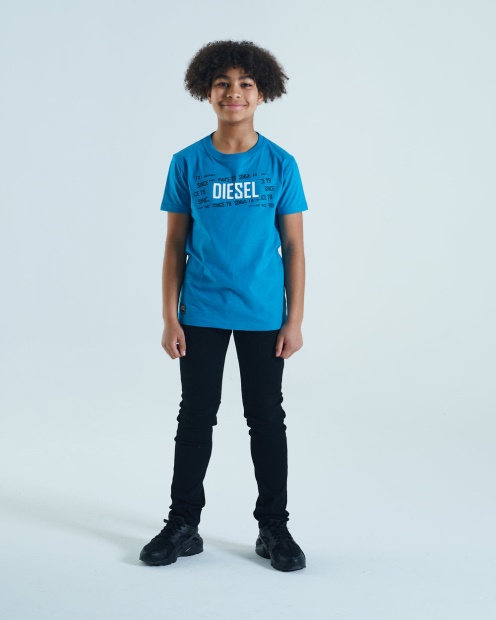 White Diesel UK Gordy Tee Sea Blue
