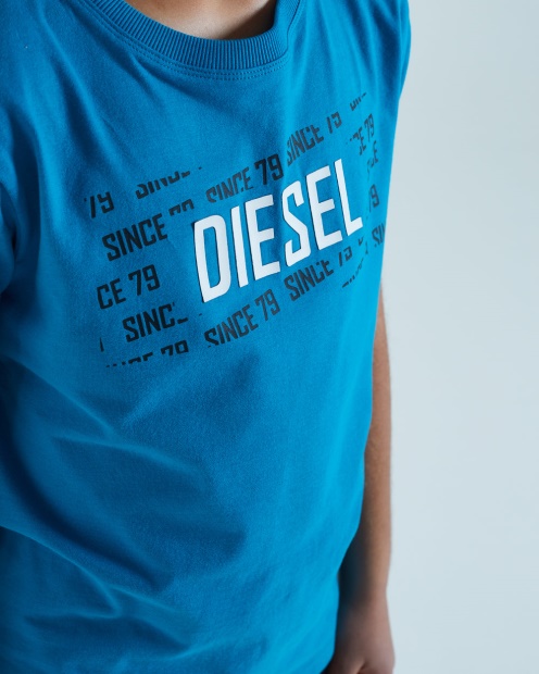 White Diesel UK Gordy Tee Sea Blue