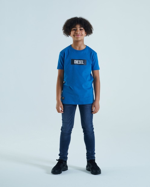 Yellow Gannon Tee Cobalt Diesel UK