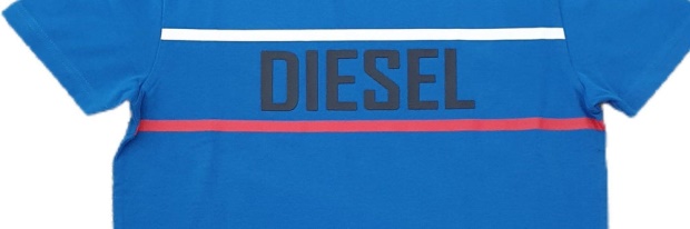 Kieran Tee Blue Diesel UK Red