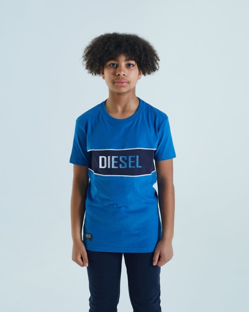 Roy Tee Cobalt Diesel UK White