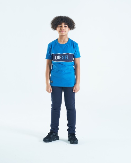 Roy Tee Cobalt Diesel UK White