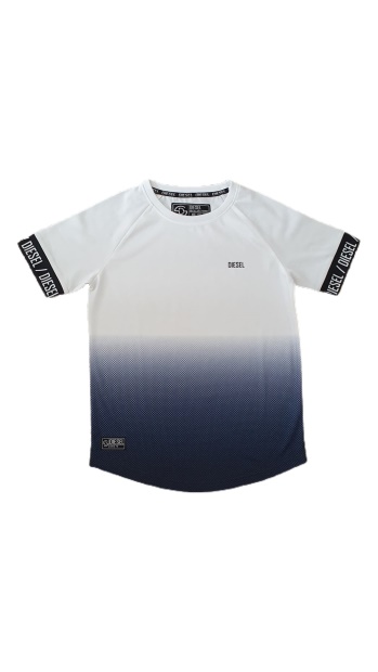 Diesel UK Fane Tee Navy/Red