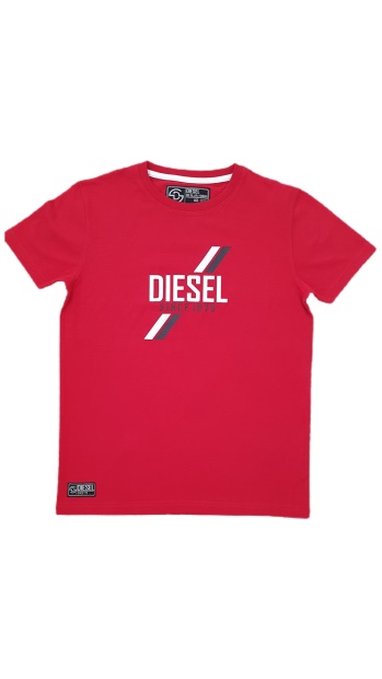 Curt Tee Red Diesel UK Navy