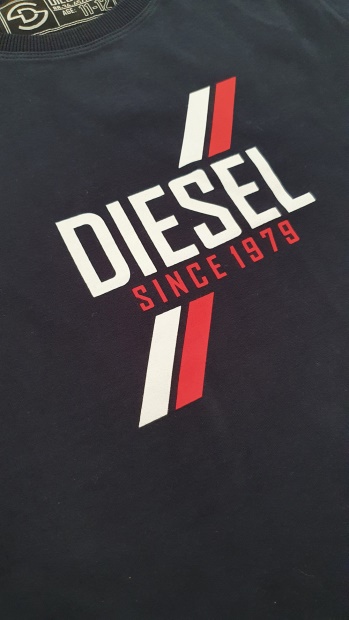 Blue Curt Tee Navy Diesel UK