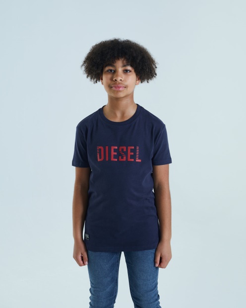 Tristan Tee Navy Diesel UK White