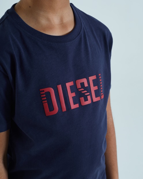 Tristan Tee Navy Diesel UK White