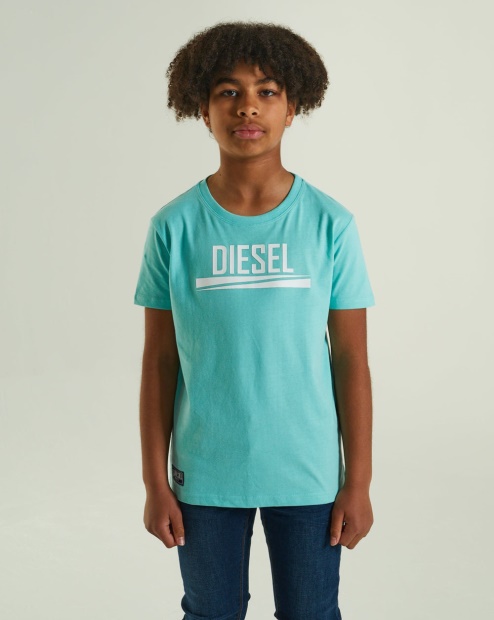 Diesel UK Shawn Tee Mint White