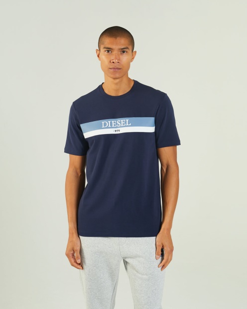 Diesel UK Hoyt Tee Navy Blazer Red