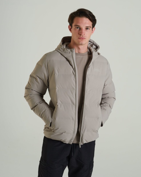 Honor Jacket Stone Biscuit Diesel UK Black