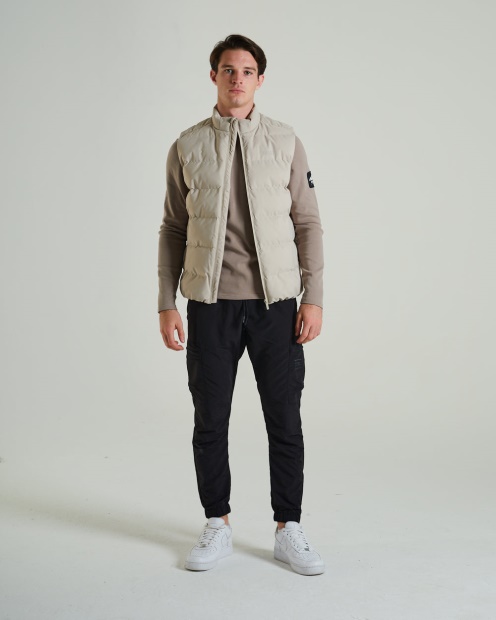 Gaston Gilet Sandy Dune Diesel UK Black