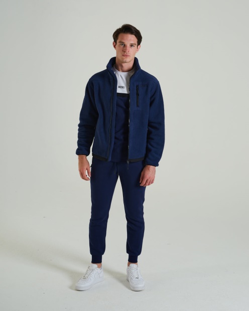 Diesel UK Eddy Fleece Jacket Sapphire Black