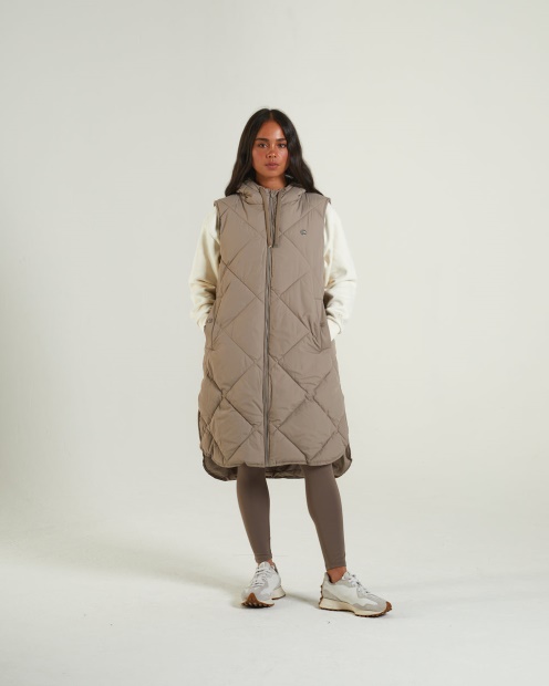 Fleur Gilet Mink Diesel UK White